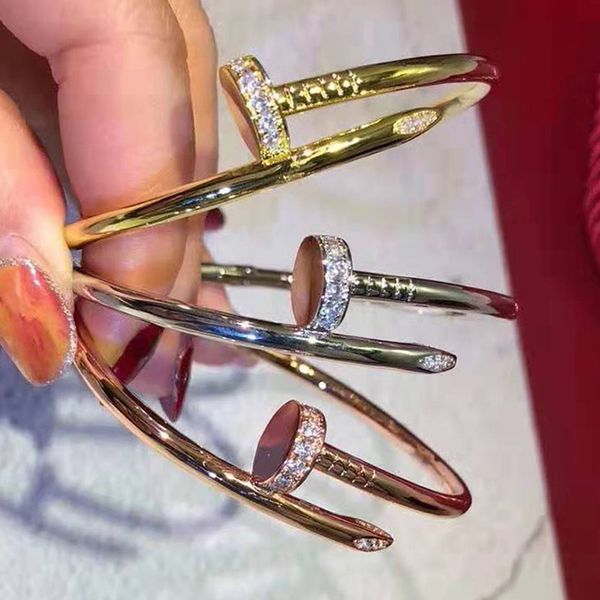 gold love bracelet women stainless steel cuff bangle open nails in hands christmas gifts for female accessories wholesale, White
gold love bracelet women stainless steel cuff bangle open nails in hands christmas gifts for female accessories wholesale, White