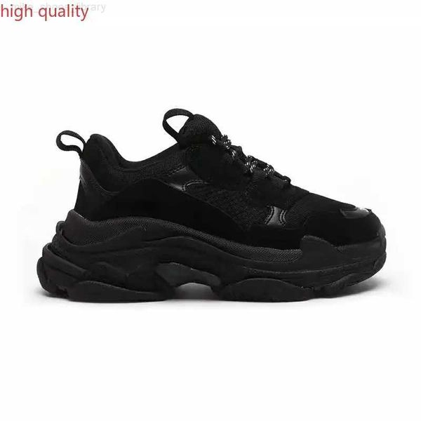 designer parisian casual shoes triple s sneakers for men and women vintage fashion leather height-raising b22 shoes, Black
designer parisian casual shoes triple s sneakers for men and women vintage fashion leather height-raising b22 shoes, Black