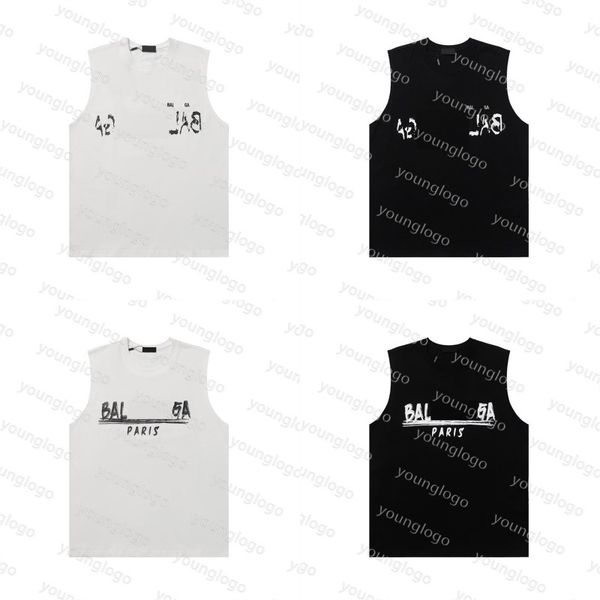 fashion printed undershirt mens designer sports breathable tank summer oversize sleeveless t shirt tees, White;black
fashion printed undershirt mens designer sports breathable tank summer oversize sleeveless t shirt tees, White;black
