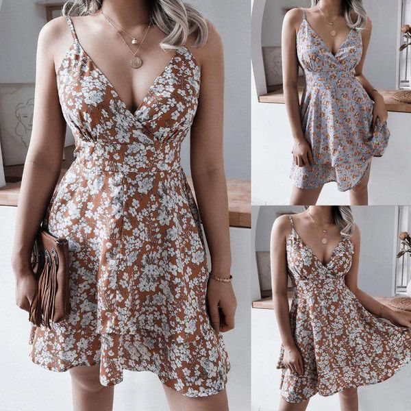 summer v neck halter strap floral print pleated chiffon dress womens wear, Black;gray
summer v neck halter strap floral print pleated chiffon dress womens wear, Black;gray