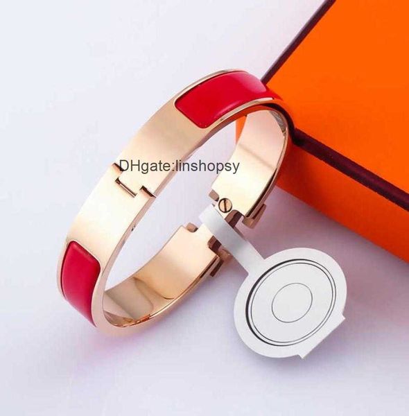 brand bracelet for women charm stainless steel trendy luxury h enamel high version gift jewelry8018134, Black
brand bracelet for women charm stainless steel trendy luxury h enamel high version gift jewelry8018134, Black