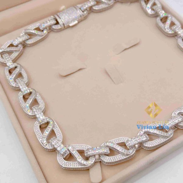 custom hip hop fine jewelry necklace bracelet 925 silver iced out vvs moissanite diamond cuban link chain
custom hip hop fine jewelry necklace bracelet 925 silver iced out vvs moissanite diamond cuban link chain