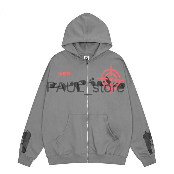 men's hoodies sweatshirts y2k zipper hoodie gun graphic print letter oversized hooded sweatshirt men women new harajuku hip hop jacket, Black
men's hoodies sweatshirts y2k zipper hoodie gun graphic print letter oversized hooded sweatshirt men women new harajuku hip hop jacket, Black