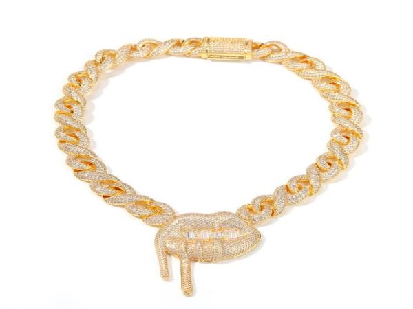 gold silver color iced out bling cz llips pendant necklace with cz cuban chain for men women punk jewelry8571349
gold silver color iced out bling cz llips pendant necklace with cz cuban chain for men women punk jewelry8571349