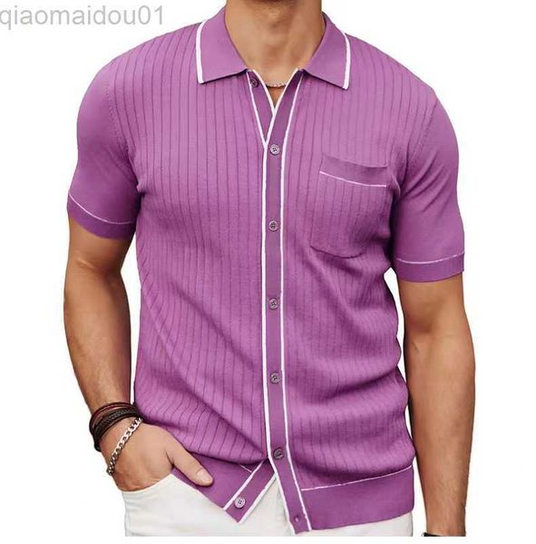 men's casual shirts 2023 fashion slim cardigan knitted polo shirts men short sleeve button solid ribbed pocket lapel shirt summer mens, White;black
men's casual shirts 2023 fashion slim cardigan knitted polo shirts men short sleeve button solid ribbed pocket lapel shirt summer mens, White;black