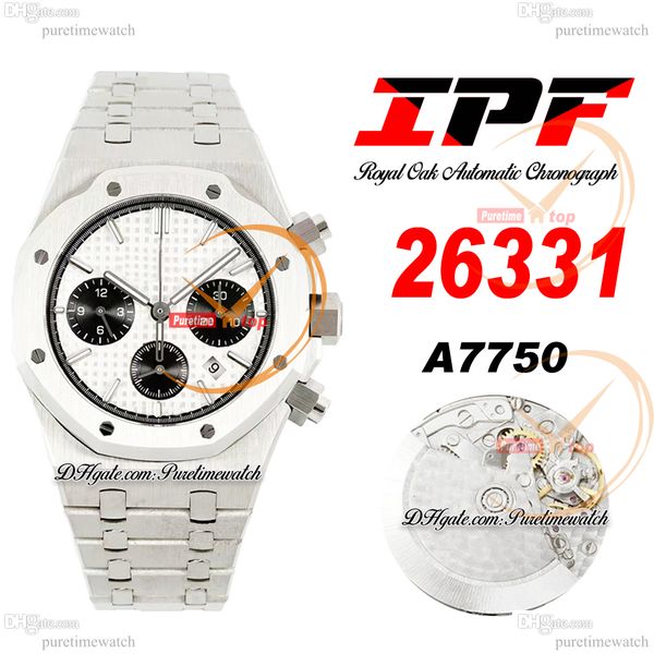 ipf 26331 eta a7750 automatic chronograph mens watch white black dial stick markers stainless steel bracelet super edition herrenuhr reloj h, Slivery;brown
ipf 26331 eta a7750 automatic chronograph mens watch white black dial stick markers stainless steel bracelet super edition herrenuhr reloj h, Slivery;brown