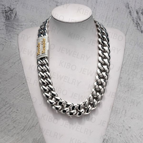 hiphop men jewelry iced out moissanite lock clasp 26mm 925 sterling silver miami cuban link chain
hiphop men jewelry iced out moissanite lock clasp 26mm 925 sterling silver miami cuban link chain