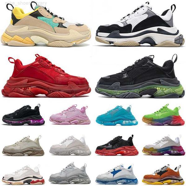sneakers clear sole triple s casual dad shoes scarpe crystal bottoms men women tennis platform 17fw paris vintage triple-s luxury designer f, Black
sneakers clear sole triple s casual dad shoes scarpe crystal bottoms men women tennis platform 17fw paris vintage triple-s luxury designer f, Black