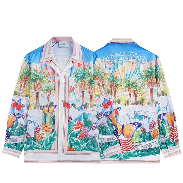 mens casual shirts casablanca butterfly all print shirt harajuku hawaiian style printed sports set blue 230720, White;black
mens casual shirts casablanca butterfly all print shirt harajuku hawaiian style printed sports set blue 230720, White;black