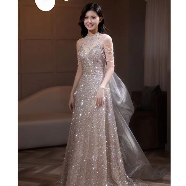 2023 shiny beaded mermaid prom dress sweetheart neckline open back bling bling spaghetti straps evening gown sheer pageant dress maid of hon, Black
2023 shiny beaded mermaid prom dress sweetheart neckline open back bling bling spaghetti straps evening gown sheer pageant dress maid of hon, Black
