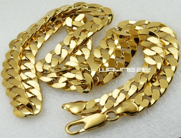 men039s cool 60cm 18k gold filled 9mm gold tone curb chain necklace n323 65g9997218, Silver
men039s cool 60cm 18k gold filled 9mm gold tone curb chain necklace n323 65g9997218, Silver