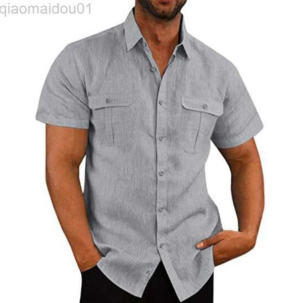 men's casual shirts 2023 men short-sleeved shirts summer solid color stand-up collar casual beach style plus sizemale cotton linen shir, White;black
men's casual shirts 2023 men short-sleeved shirts summer solid color stand-up collar casual beach style plus sizemale cotton linen shir, White;black