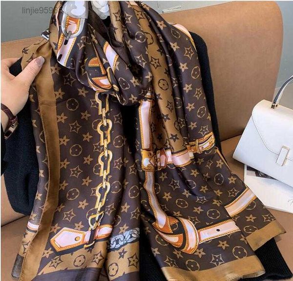 2023 new fashion designer silk scarf sales women's four seasons print brand l scarves, Blue;gray
2023 new fashion designer silk scarf sales women's four seasons print brand l scarves, Blue;gray