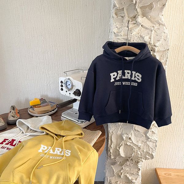 Children's Clothing Letter Printing Jacket Boys and Girls Hooded Sweater Cute Hoodie Pullover Sweatshirt Tops 2-7years, Gray
Children's Clothing Letter Printing Jacket Boys and Girls Hooded Sweater Cute Hoodie Pullover Sweatshirt Tops 2-7years, Gray