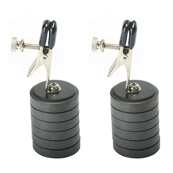 2pcs couple fun gravity magnet nipple clip magnetic sm clamp 
2pcs couple fun gravity magnet nipple clip magnetic sm clamp