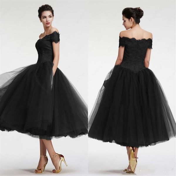 gothic black short prom dresses 2020 new ball gown tea length off-the-shoulder lace tulle formal evening dress party gowns298m
gothic black short prom dresses 2020 new ball gown tea length off-the-shoulder lace tulle formal evening dress party gowns298m