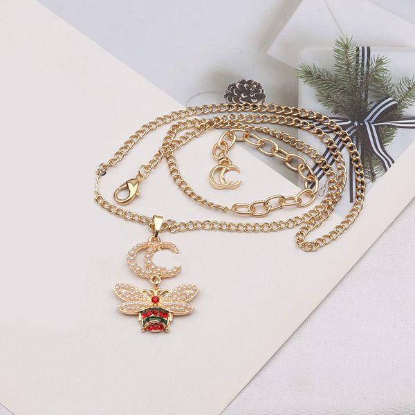 20style luxury designer necklace pendant necklaces designers classic bee pendant stainless steel letter for women wedding jewelry no box, Silver
20style luxury designer necklace pendant necklaces designers classic bee pendant stainless steel letter for women wedding jewelry no box, Silver