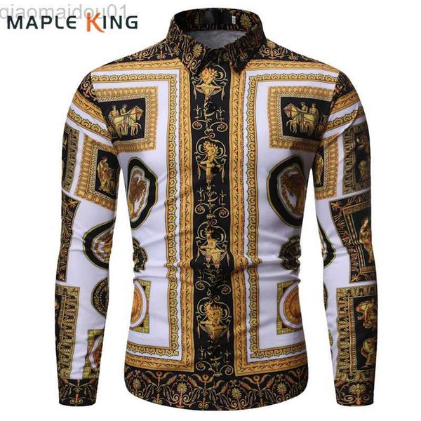 men's casual shirts fashion luxury royal shirt korean style men baroque floral printed chemise homme manche longue slim fit male casual, White;black
men's casual shirts fashion luxury royal shirt korean style men baroque floral printed chemise homme manche longue slim fit male casual, White;black