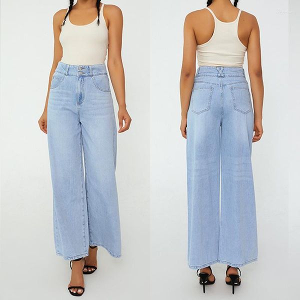 women's pants women wide leg jeans high waisted draped loose sweeping denim, Black;white
women's pants women wide leg jeans high waisted draped loose sweeping denim, Black;white