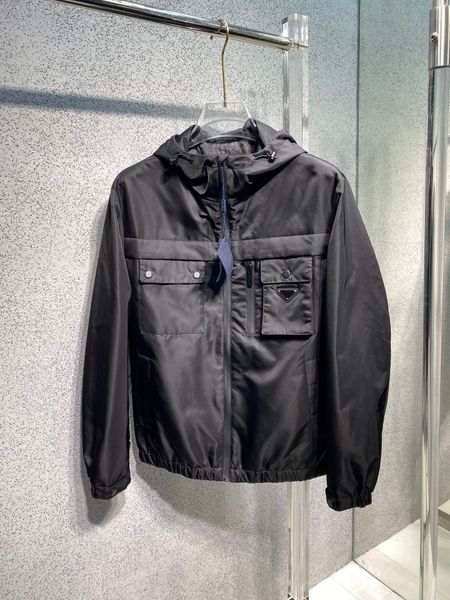 new spring and autumn mens jacket fashion pocket stitching design black hooded jacket brand luxury designer jacket, Black;brown
new spring and autumn mens jacket fashion pocket stitching design black hooded jacket brand luxury designer jacket, Black;brown