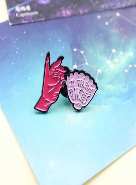 fashion personality red skilful hand evokes shell slogan it039s tea time creative trend versatile brooch9872672, Gray
fashion personality red skilful hand evokes shell slogan it039s tea time creative trend versatile brooch9872672, Gray