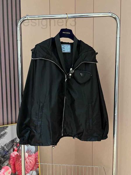 women's jackets designer summer new commuter style casual versatile reduced age inverted triangle hooded windbreaker coat arpy, Black;brown
women's jackets designer summer new commuter style casual versatile reduced age inverted triangle hooded windbreaker coat arpy, Black;brown