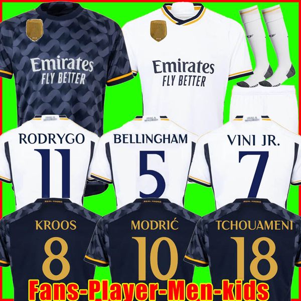 23 24 bellingham soccer jerseys vini jr real madrids camavinga tchouameni modric rodrygo football shirt player version camiseta men kids 202, Black;yellow
23 24 bellingham soccer jerseys vini jr real madrids camavinga tchouameni modric rodrygo football shirt player version camiseta men kids 202, Black;yellow