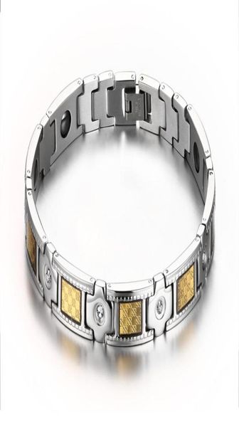 magnetic black gold foil carbon fibre bio energy hematite bracelet with cz crystal accent8453256
magnetic black gold foil carbon fibre bio energy hematite bracelet with cz crystal accent8453256
