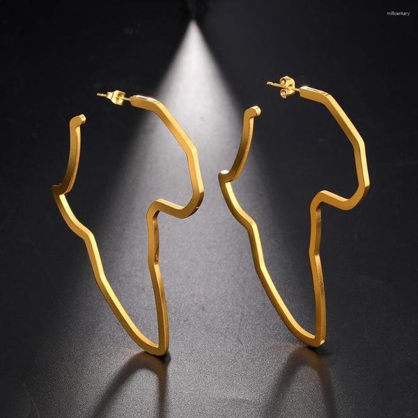 hoop earrings amaxer african map stainless steel hollow for women men hip hop ethnic jewelry friend gift, Golden;silver
hoop earrings amaxer african map stainless steel hollow for women men hip hop ethnic jewelry friend gift, Golden;silver