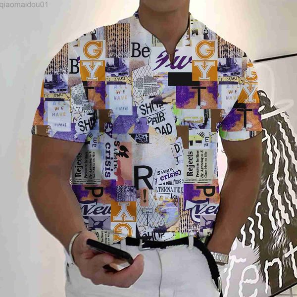 men's casual shirts 2023new men's v-neck golf suit summer high-definition letters 3d digital printing fashion casual street short-, White;black
men's casual shirts 2023new men's v-neck golf suit summer high-definition letters 3d digital printing fashion casual street short-, White;black