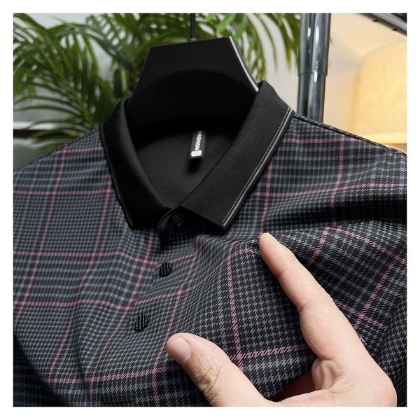 men's polos luxury summer dress highend lapel polo shirt fashion seamless craft striped plaid tshirt korean shortsleeved m4xl 230720, White;black
men's polos luxury summer dress highend lapel polo shirt fashion seamless craft striped plaid tshirt korean shortsleeved m4xl 230720, White;black