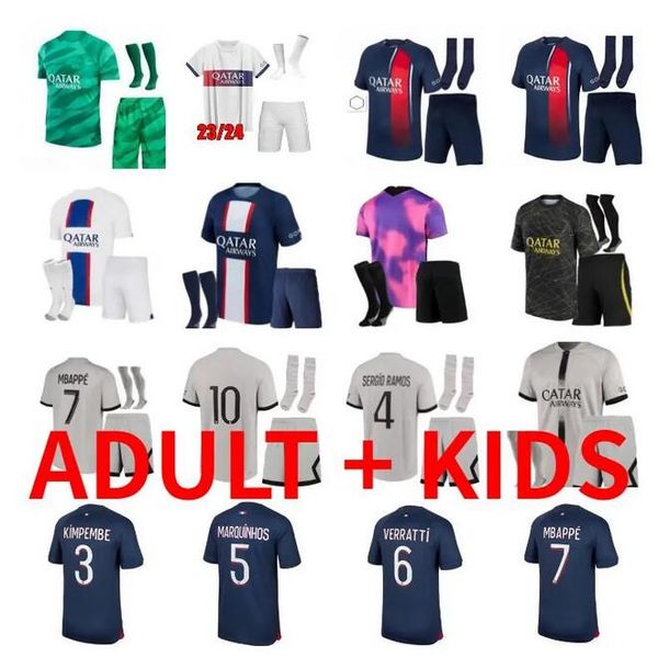 22 23 24 psgs mbappe paris soccer jerseys verratti 2023 2024 donnarumma marquinhos wijnaldum kean hakimi sergio ramos football shirts men ki, Black;yellow
22 23 24 psgs mbappe paris soccer jerseys verratti 2023 2024 donnarumma marquinhos wijnaldum kean hakimi sergio ramos football shirts men ki, Black;yellow