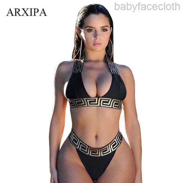 arxipa bikini sets for women bandage swimsuit crop swimwear thong bathing suit high cut beachwear solid print new bather, White;black
arxipa bikini sets for women bandage swimsuit crop swimwear thong bathing suit high cut beachwear solid print new bather, White;black