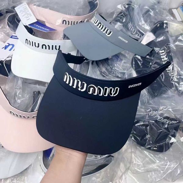 miu summer sunshade hat empty trendy brand no sunscreen hat outdoor activity leisure sun hat, Blue;gray
miu summer sunshade hat empty trendy brand no sunscreen hat outdoor activity leisure sun hat, Blue;gray