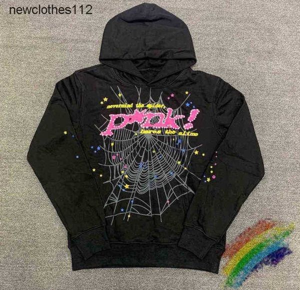men's hoodies sweatshirts puff print sp5der hoodie men women heavy fabric spider web pullover 2782577, Black
men's hoodies sweatshirts puff print sp5der hoodie men women heavy fabric spider web pullover 2782577, Black