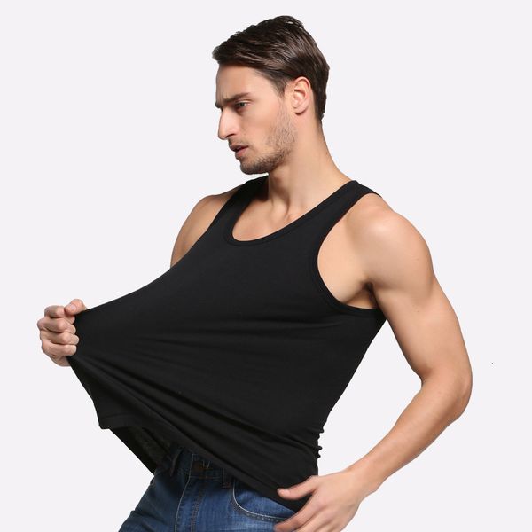 men' tank casual sleeveless vest summer fashion sports breathable slim simple large size 230720, White;black
men' tank casual sleeveless vest summer fashion sports breathable slim simple large size 230720, White;black