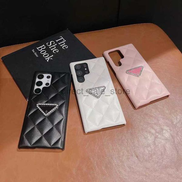 Image of Luxury leather Phone Cases for Samsung Galaxy S20 S21 S22 S23 NOTE20 Plus Ultra Designer Purse with Box Mix Order Drop Shippings Support Man Woman