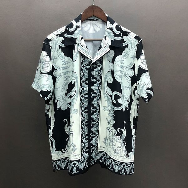 mens casual shirts summer shirt for men abstract art print short sleeve social club outfits brand slim homme 230720, White;black
mens casual shirts summer shirt for men abstract art print short sleeve social club outfits brand slim homme 230720, White;black