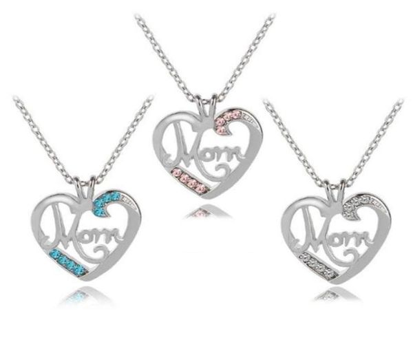 mothers day mom heart necklace 3 colors love rhinestone white pink blue pendant necklaces for mother gift3378538, Silver
mothers day mom heart necklace 3 colors love rhinestone white pink blue pendant necklaces for mother gift3378538, Silver