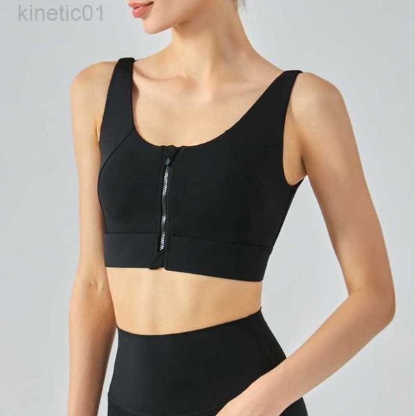 2023 desginer alo yoga bra front zipper sports bra shockproof fitness high strength back underwear vest, White
2023 desginer alo yoga bra front zipper sports bra shockproof fitness high strength back underwear vest, White