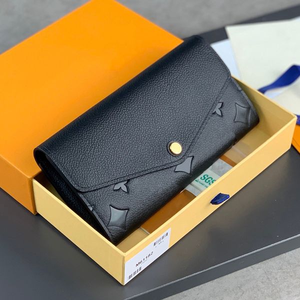 leather long wallet women designer sarah wallet luxurys designer purse ladies wallet coin purse with original box m61182, Red;black
leather long wallet women designer sarah wallet luxurys designer purse ladies wallet coin purse with original box m61182, Red;black