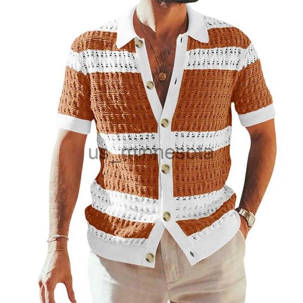men's sweaters men knit shirts cardigan short sleeve summer sweater male sweater knitting tee shirt streetwear clothes j230721, White;black
men's sweaters men knit shirts cardigan short sleeve summer sweater male sweater knitting tee shirt streetwear clothes j230721, White;black