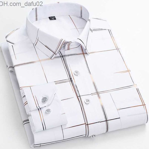 men's sweaters plus size 6xl 5xl men's casual elastic long sleeve printed shirt soft formal fashion thin business dress shirt z230, White;black
men's sweaters plus size 6xl 5xl men's casual elastic long sleeve printed shirt soft formal fashion thin business dress shirt z230, White;black