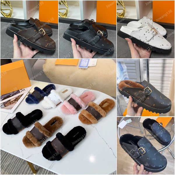 lock flat mule sandal slipper luxury designer men women cosy comfort slipper autumn winter fashion classics leather rubber flat bottom wool, Black
lock flat mule sandal slipper luxury designer men women cosy comfort slipper autumn winter fashion classics leather rubber flat bottom wool, Black