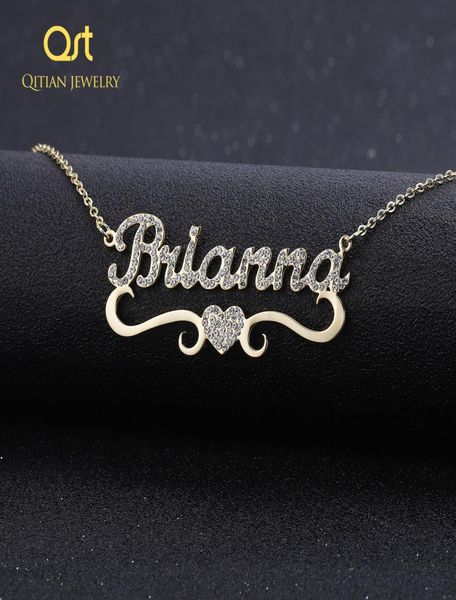 heart with personalized name necklace pendants for women bling jewelry iced out initial choker custom bling initial necklace y201762271, Silver
heart with personalized name necklace pendants for women bling jewelry iced out initial choker custom bling initial necklace y201762271, Silver