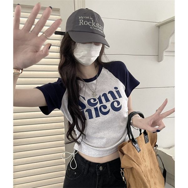 women's t-shirt sweet and spicy girls tight short women's summer letter print open navel short sleeve t-shirt underlay y2k clothes, White
women's t-shirt sweet and spicy girls tight short women's summer letter print open navel short sleeve t-shirt underlay y2k clothes, White