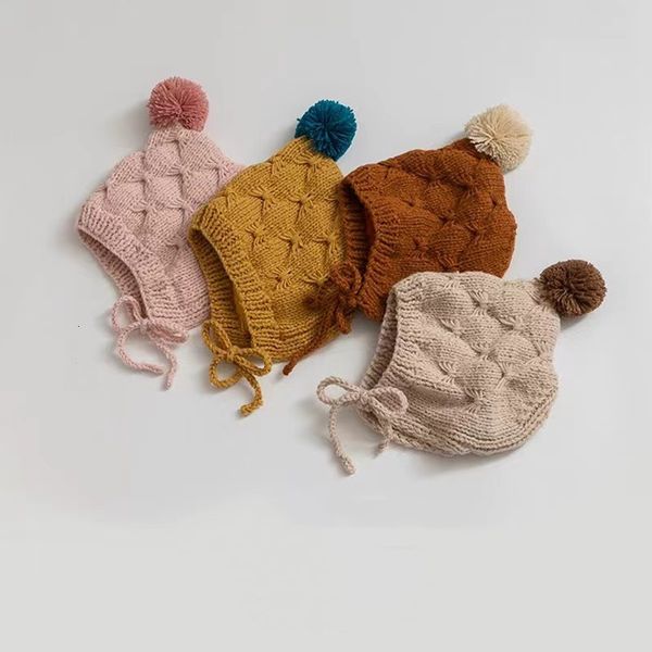 caps hats toddler baby cute knitted hat girls kids pom poms all match earmuff cap warm soft solid boys fashion ed 230720, Yellow
caps hats toddler baby cute knitted hat girls kids pom poms all match earmuff cap warm soft solid boys fashion ed 230720, Yellow
