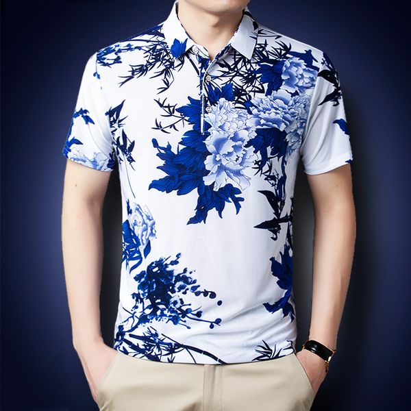 men's polos stylish floral polo t shirt men 2023 summer short sleeve slim fit tshirts casual breathable comfortable camisas de 230720, White;black
men's polos stylish floral polo t shirt men 2023 summer short sleeve slim fit tshirts casual breathable comfortable camisas de 230720, White;black