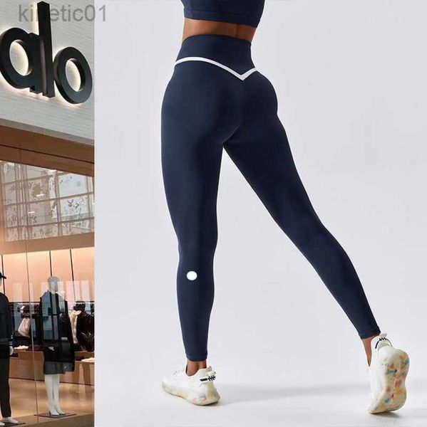 2023 desginer alo yoga legging women's hip lift pants outdoor running fitness pants elastic high waist tight contrast sports pants, Black
2023 desginer alo yoga legging women's hip lift pants outdoor running fitness pants elastic high waist tight contrast sports pants, Black