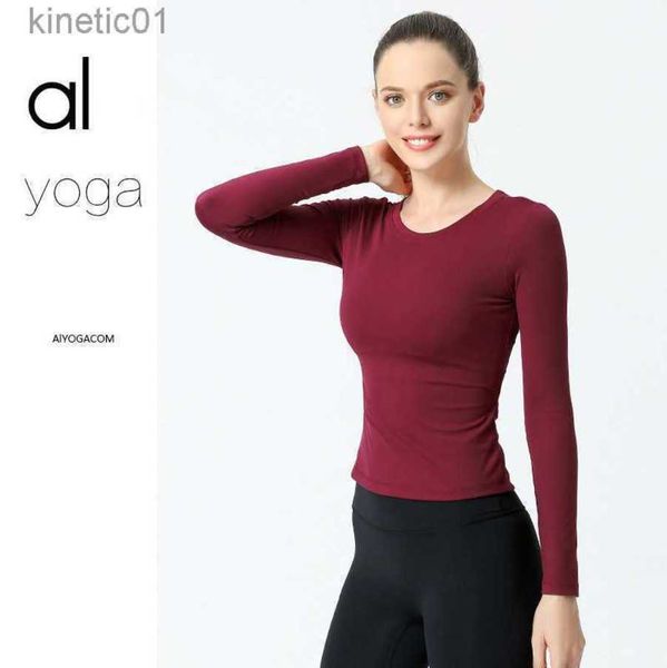 2023 desginer alo yoga t shirt sports fitness dress women's new long sleeve t-shirt split back fit outdoor, White
2023 desginer alo yoga t shirt sports fitness dress women's new long sleeve t-shirt split back fit outdoor, White